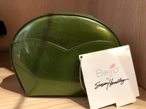 BEIJO Make Up Cosmetic Bag LET'S MAKE UP Moss Green-Brand New With Tags - Picture 1 of 2