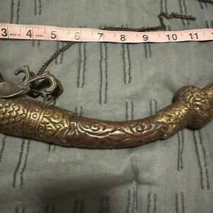 Tibetan Dragon Head Trumpet Horn.(broken chain). - Picture 1 of 22