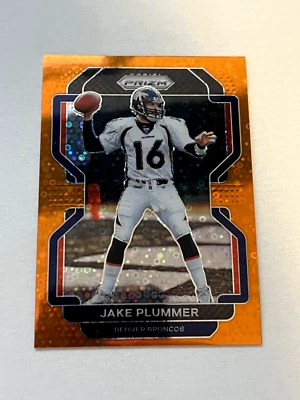JAKE PLUMMER 2021 PRIZM ORANGE DISCO PRIZM #207 BRONCOS - Image 1 of 2