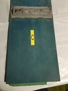 Vintage GOSS Suburban ( Urbanite) Panel with LOGO from Dismantled Printing Press - Picture 1 of 5