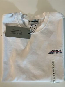 Zara x Rhuigi White 100% Cotton T-Shirt Men's Size Medium Embroidered NWT Rare - Picture 1 of 5