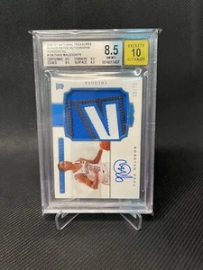 NBA Theo Maledon National Treasures Rookie Path Horizontal BGS 8.5 AUTO 10 - Picture 1 of 2