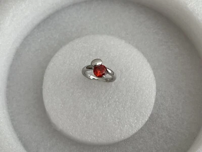 Pierre Lang Ring Silber Zirkonia Rubin Rot 6 - VI / 7 - VII  w. neu - Bild 1 von 4
