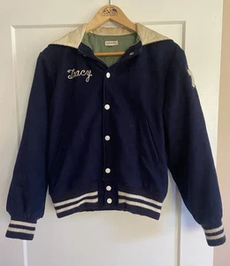 Vintage 50s Wool And Satin Majorette/Letter Jacket Women’s Varsity - Picture 1 of 12