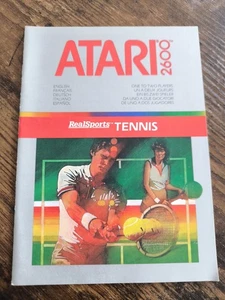 Atari 2600 - RealSports Tennis Anleitung - Bild 1 von 2
