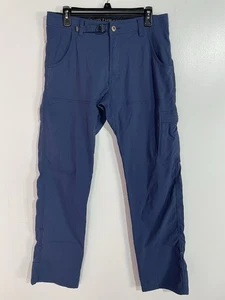 Prana Hose Herren 32x34 blau Zion Wandern Gürtel Outdoor Angeln Performance Cargo - Bild 1 von 16