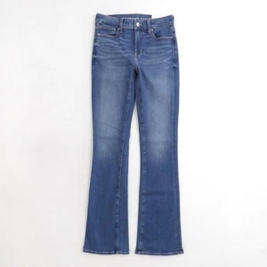 American Eagle Outfitters High Rise Skinny Kick Jeans Gr. 2 Regular Medium Wash - Bild 1 von 11