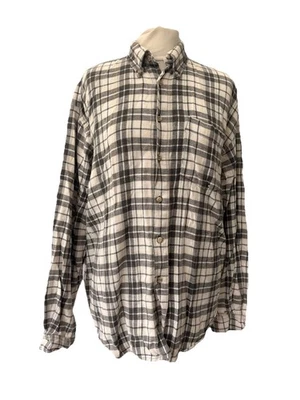 Ping Pong White Check Shirt Size L Long Sleeve Cotton Men’s  - Image 1 of 4
