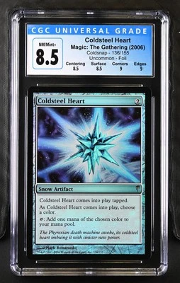 COLDSTEEL HEART Coldsnap Foil CGC 8.5 Q++ MTG [Nostalgium] - Image 1 of 2