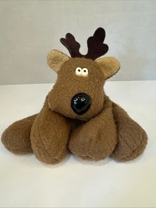 Hallmark Rodney Reindeer Vintage Collectible Christmas Plush Floppy - Picture 1 of 9