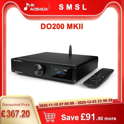 Decodificador completo SMSL DO200 MKII Audio DAC ES9068AS*2 XMOS XU316 Bluetooth 5,1 MQA Foto 1 de 4