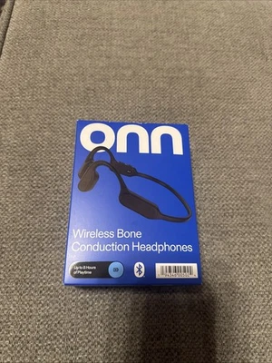 onn. Groove Wireless Bone Conduction Headphones, up to 8 hours, IP67, Waterproof - Image 1 of 3