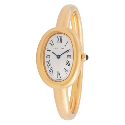 Cartier Baignoire (Size 15) Silvered Dial Ladies Watch WGBA0024 - Image 1 of 3