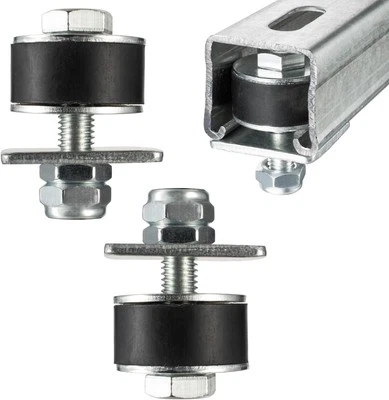 Hardware limite carrello Unistrut 1-5/8" per canale puntone, staffa a U, garage...  - Immagine 1 di 4
