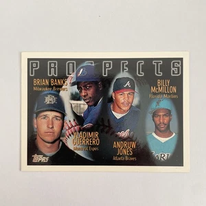 Vladimir Guerrero & Andruw Jones Novato 1996 Topps Béisbol #435 Braves Expos - Imagen 1 de 2