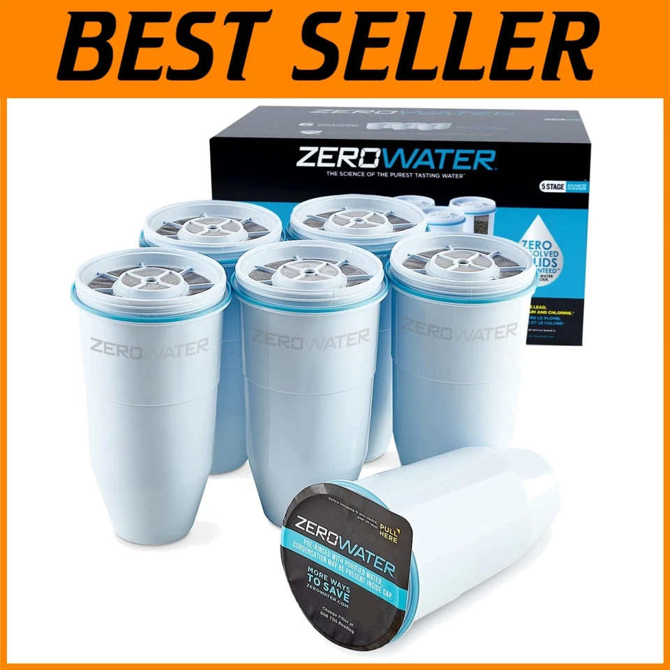 Lead & Metal Reducing Water Filter Replacement, 6-Pack - Image 1 of 4