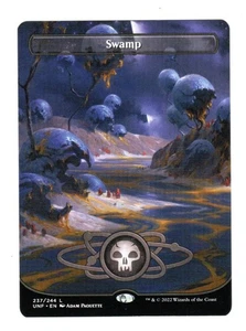 MTG - Swamp (237) - Borderless Nonfoil - Unfinity - NM - Picture 1 of 2