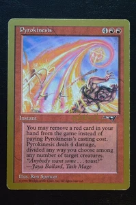 Magic The Gathering MTG PYROKINESIS WCD 1997: Paul McCabe MP Moderately Played - Picture 1 of 2