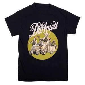 Vintage The Darkness Band Traktor Bauern Landwirtschaft Baumwolle schwarz T-Shirt S-5XL TR557 - Bild 1 von 4