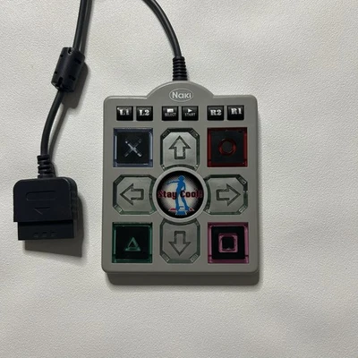 Naki Wired Playstation PS2 DPR Dance Revolution 2 Handheld Mini Controller Pad - Image 1 of 4