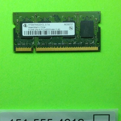 HYS64T64020HDL 512MB DDR2-533 (PC2-4200) PC2-4200S Random Access Memory RAM - Image 1 of 2