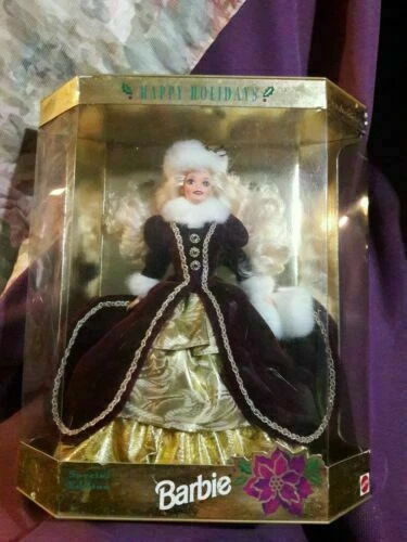 Mattel 1996 Happy Holidays Barbie Doll - Special Edition