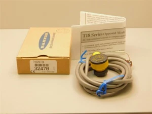 Banner T18SP6FF50 / 32470 Fixed 50mm 10-30VDC PNP Out Photoelectric Sensor 2m - Picture 1 of 1