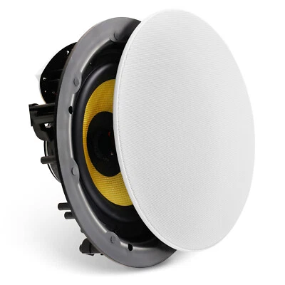VEVOR 203.2mm 8" Ceiling Speakers 200W Flush Mount Ceiling & in-Wall Speakers - image 1 of 4