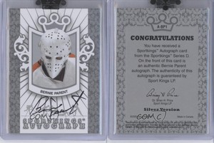 2010 Sportkings Series D Auto Silver Bernie Parent #A-BP1 Auto HOF