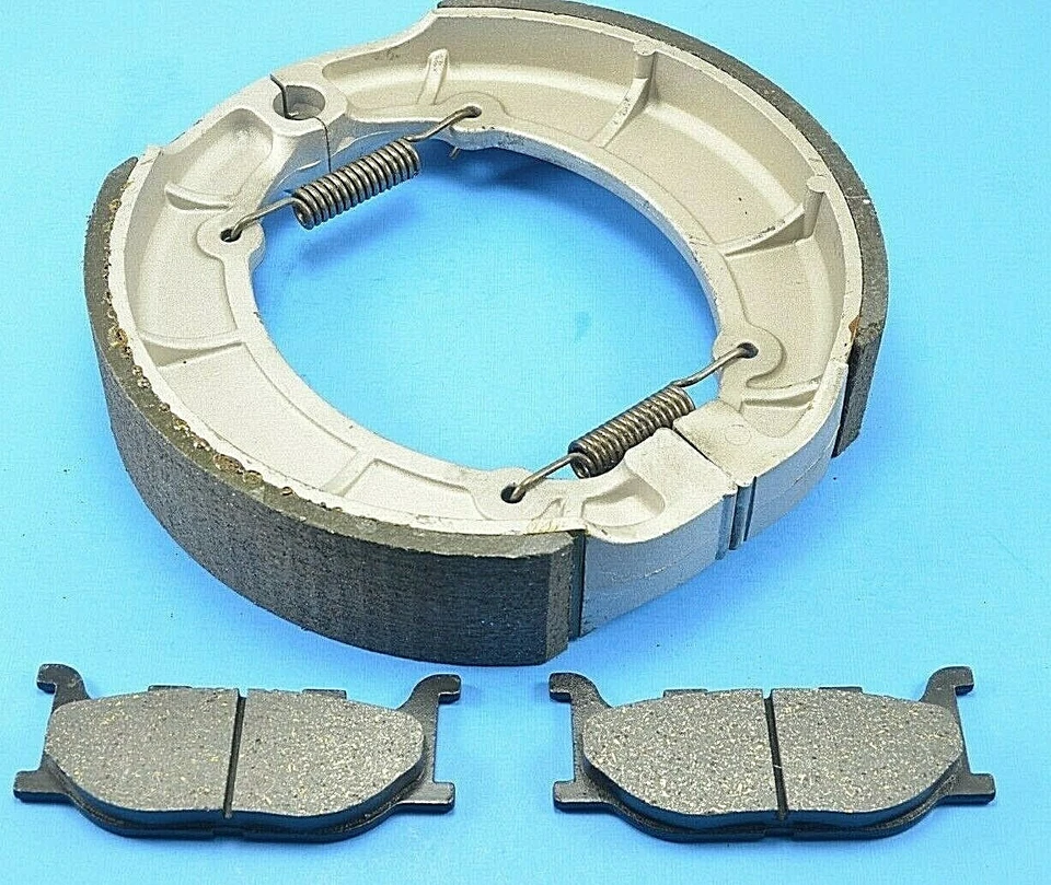 Pastillas de freno delanteras y zapatas traseras clásicas Fit Yamaha XVS650A V-Star 650 1998-2010 Foto 1 de 1