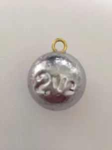 25 pezzi. 2 affondatori a sfera di cannone da 1/2 oz, pesi, pesca, piombo - Foto 1 di 1