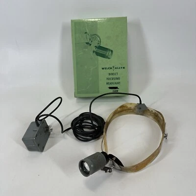Faro de enfoque directo Welch Allyn 46000 vintage mediados de siglo probado funciona Foto 1 de 4