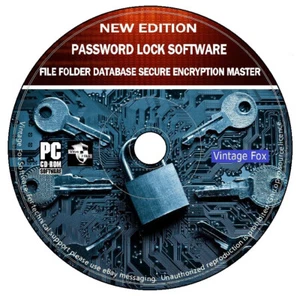 Secure Encrypt Folder With Password Locker - Lock Encrypt Hide Data Software CD - Picture 1 of 4