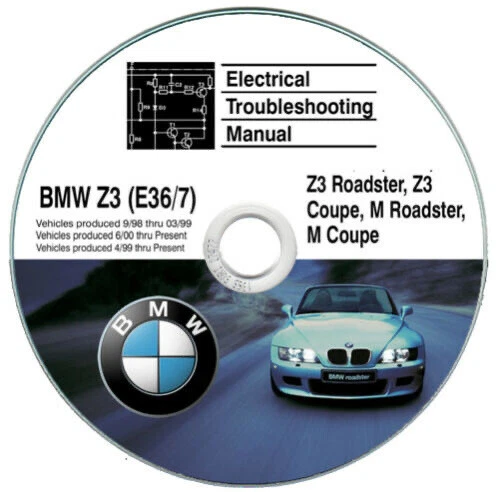 Bmw Z3 (E36/7) E.T.M. Electric Troubleshooting Manual - Schemi elettrici su cd - Immagine 1 di 1