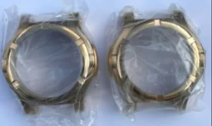 Lot of 2 renato rose gold finish 50mm watch cases - Picture 1 of 12