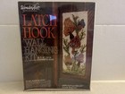 WonderArt Latch Hook Wall Hanging Kit 12x27 Mushroom Fantasy #4679 Orlon Acrylic