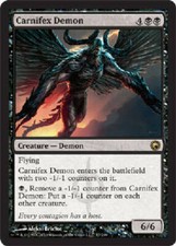 CARNIFEX DEMON X4 4 4X Scars of Mirrodin MTG Magic the Gathering Cards DJMagic