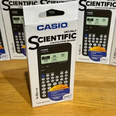 Casio Scientific Calculator School GCSE Black FX-85GT CW New Updated Original - Image 1 of 4