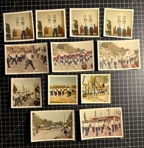 LOT OF 12 Gillette Middle School Marching Band Found photos 1969 SYRACUSE NY - Picture 1 of 12