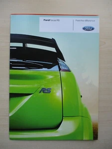 Ford Focus RS UK Sales Brochure (2008 / 2009) - Picture 1 of 4