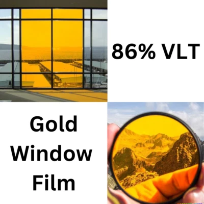 Película para teñir ventanas dorada 86 % VLT 30" dorada Foto 1 de 4