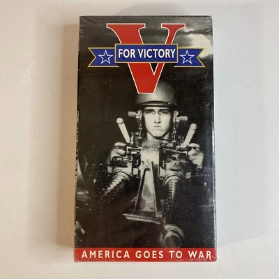 V For Victory: America Goes To War (VHS, 1997, Acorn Media) World War II - Image 1 of 4