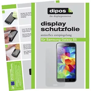 6x Schutzfolie für Samsung Galaxy S5 matt Display Antireflex dipos - Bild 1 von 4