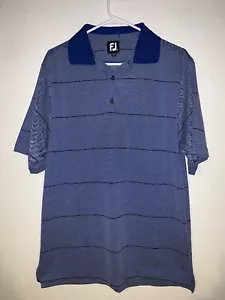 Foot Joy FJ Herren Größe Medium blau Golf Polo Shirt kurzärmlig gebraucht, in einwandfreiem Zustand - Bild 1 von 12