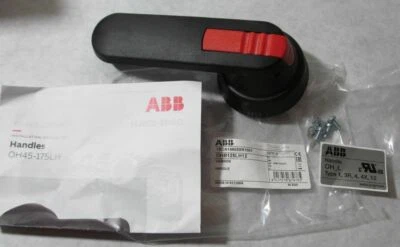 NEW ABB OHB125LH12 OPERATOR PISTOL HANDLE 125mm x 12mm SWITCH/BREAKER/CONTROL