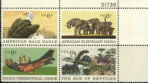 1 #1387-90 .06 NATURAL HISTORY PB OF 4. BIN $1.50. - Picture 1 of 1