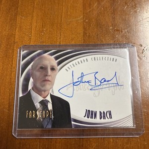 Farscape Season 4 A31 John Bach as Einstein  CARD AUTO