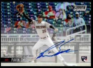 2021 Stadium Club Chrome Auto Pavin Smith Auto Arizona Diamondbacks #SCCAV-PS - Picture 1 of 2