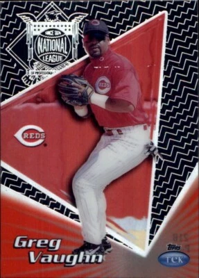 1999 Topps Tek Pattern 2 #21B Greg Vaughn CINCINNATI REDS - Image 1 of 2