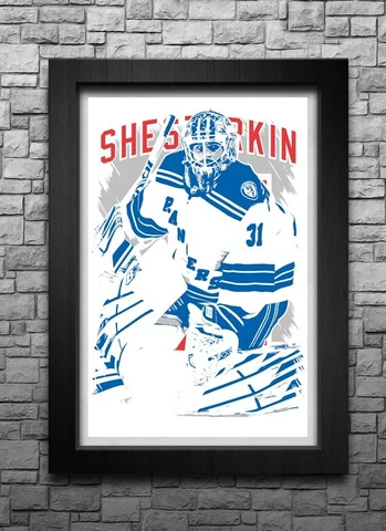 IGOR SHESTERKIN art print/poster NEW YORK RANGERS FREE S&H! JERSEY Cover